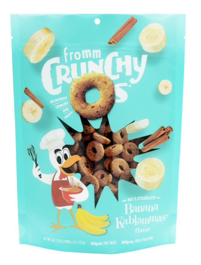 Fromm Crunchy O&#39;s Banana Kablammas Dog Treats 6oz