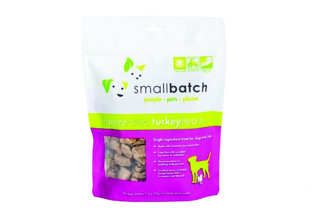 Smallbatch Freeze-Dried Turkey Heart Treats 3.5oz