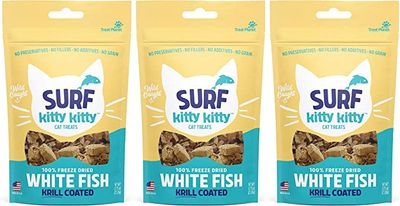 Etta Says! Surf Kitty Kitty Freeze Dried White Fish Coated in Krill Cat Treats  0.75oz