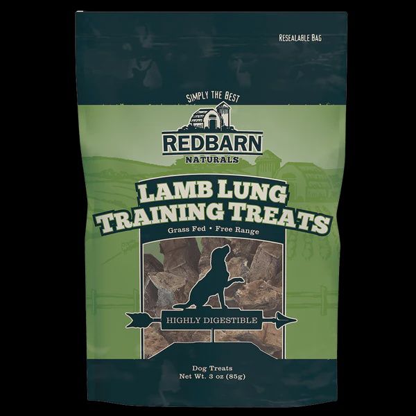 Redbarn Lamb Lung Training Treats 3oz