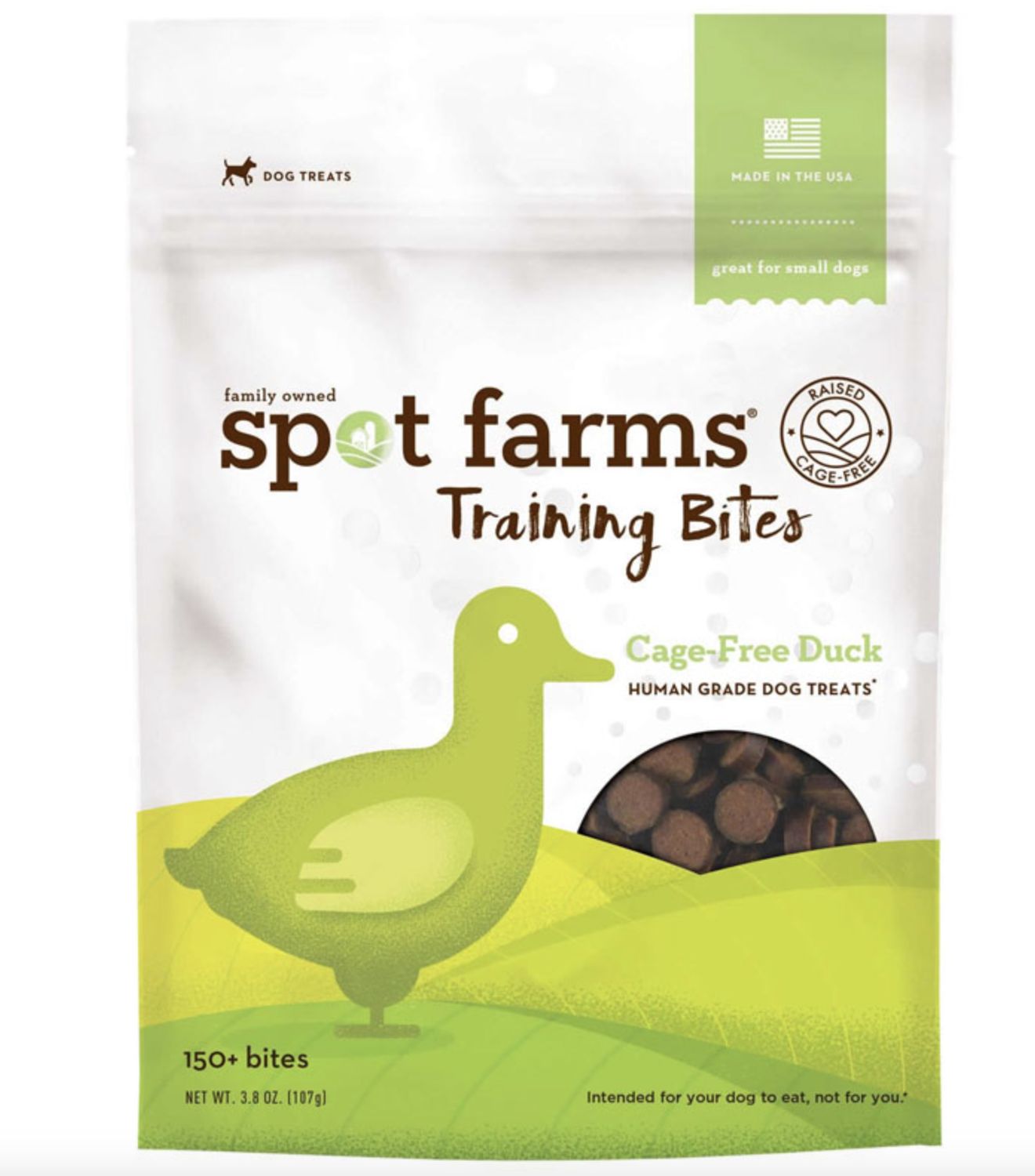 Spot Farms Cage Fre Duck Training Treats 3.8 oz