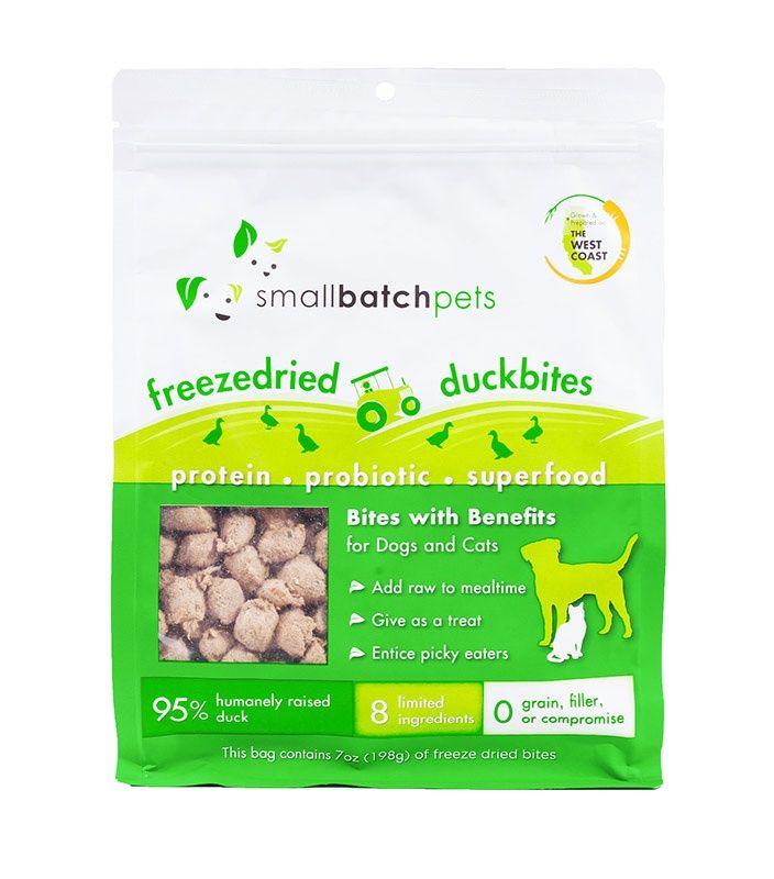 Smallbatch Freeze-Dried Duck Bites Treats 7oz