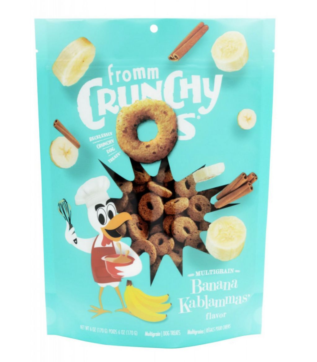 Fromm Crunchy O&#39;s Banana Kablammas Dog Treats 26 oz