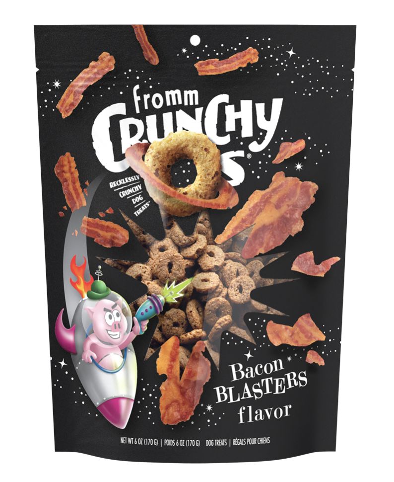 Fromm Crunchy O&#39;s Bacon Blaster Treats 26 oz