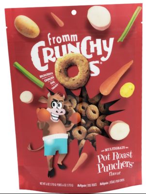 Fromm Crunchy O&#39;s Pot Roast Punchers Dog Treats 26oz
