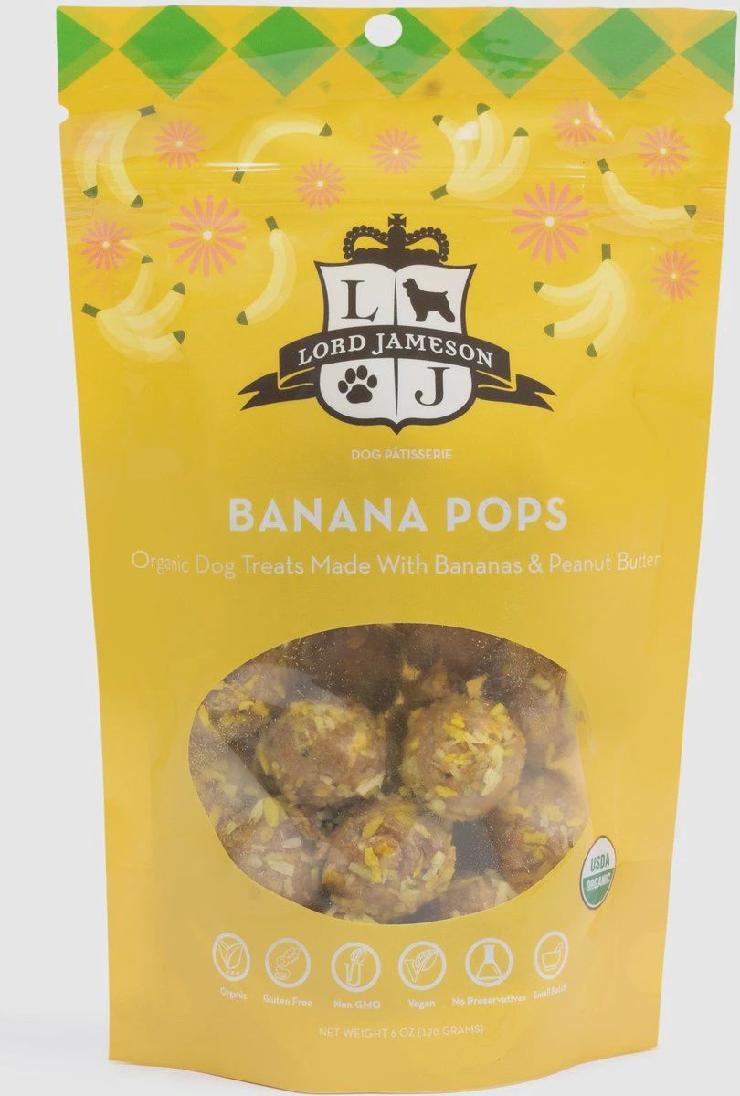 Lord Jameson Banana Pops Dog Treats 6oz
