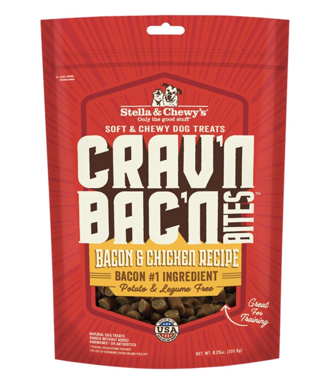 Stella &amp; Chewy&#39;s Crav&#39;n Bacon &amp; Chicken Recipe 8.25 oz