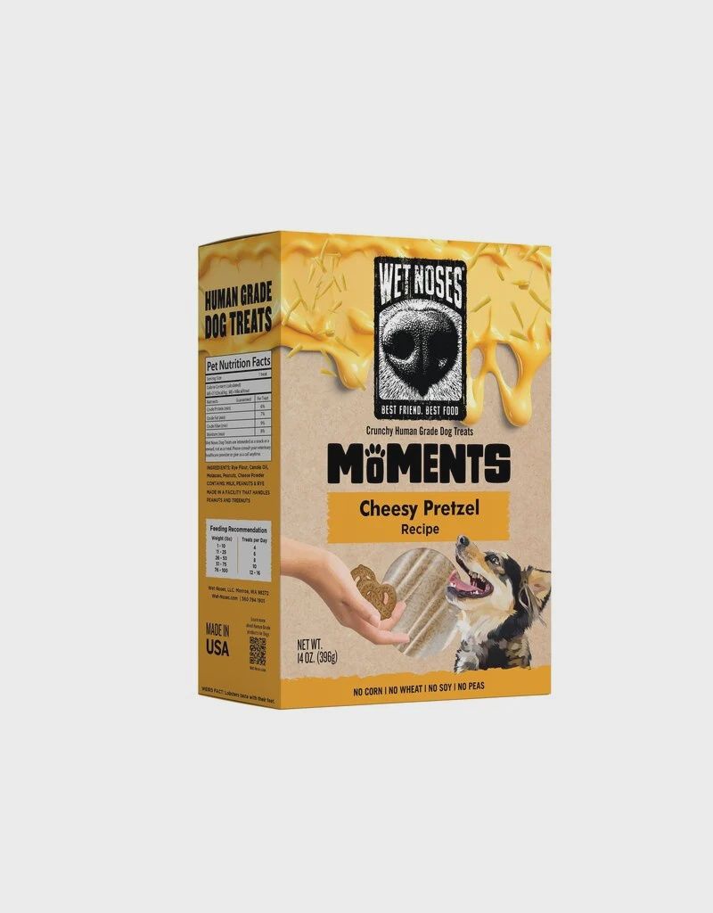 Wet Noses Cheesy Pretzel Recipe Dog Treats 14oz