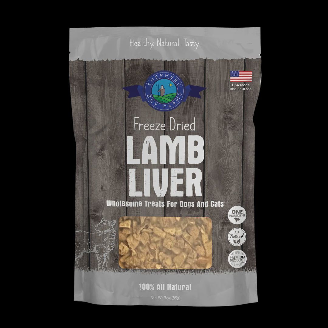 Shepherd Boy Farms Freeze-Dried Lamb Liver Treats 3oz