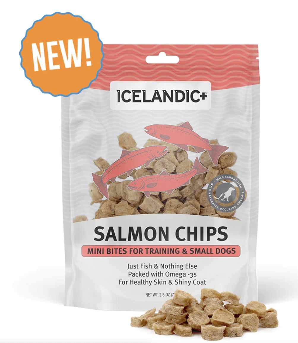 Icelandic Mini Salmon Training Chips -2.5 oz