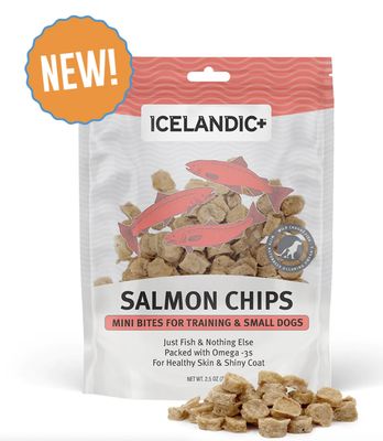 Icelandic Mini Salmon Training Chips -2.5 oz