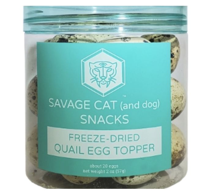 Savage Freeze Dried Quail Eggs 2.75 oz