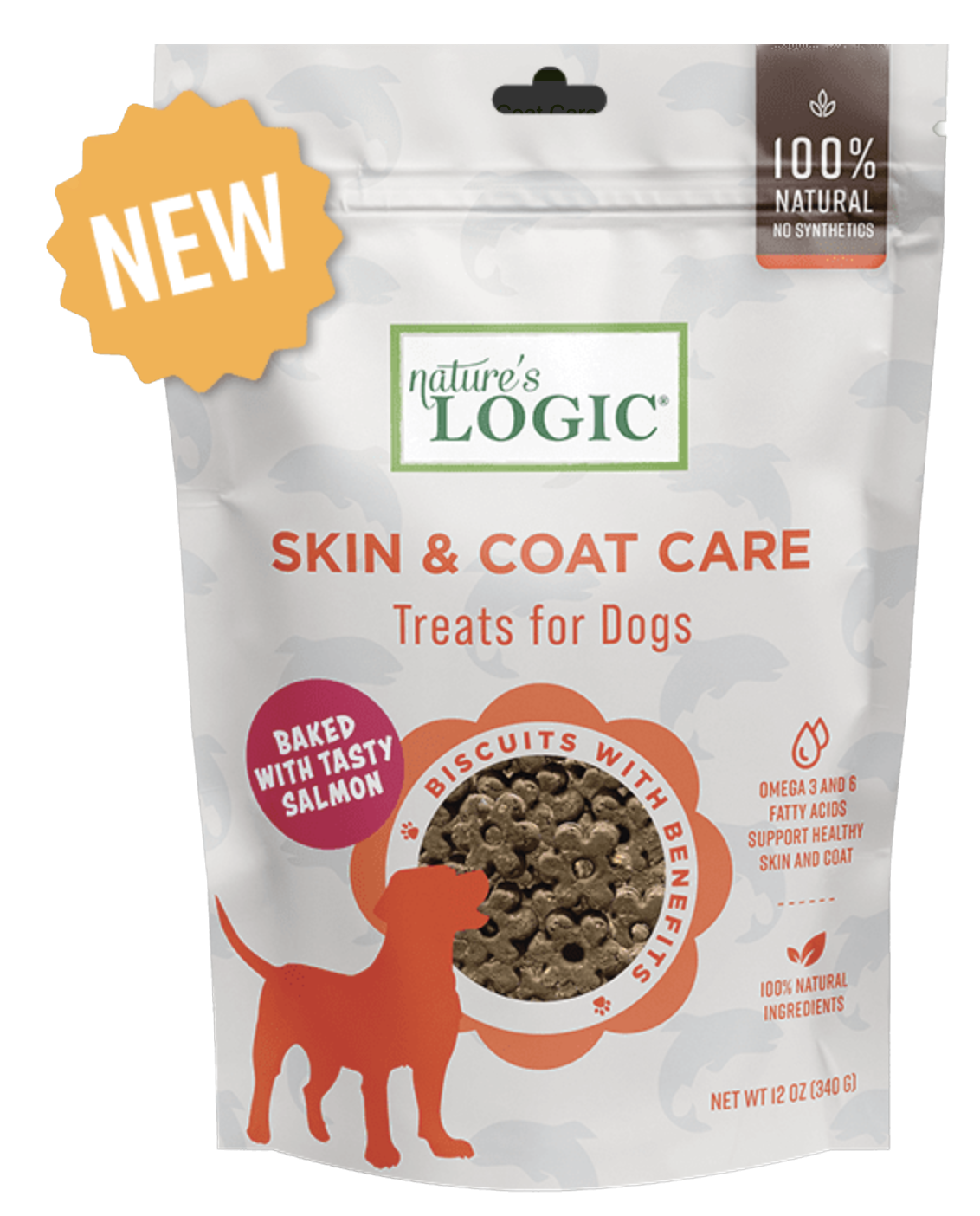 Nature&#39;s Logic Biscuits with Benefits - Skin and Coat