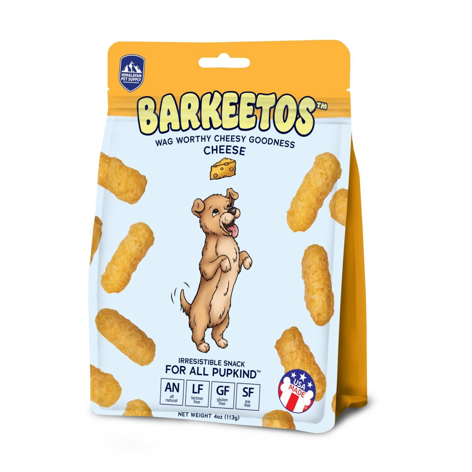 Himalayan Cheese Barkeetos Dog Treats 4oz