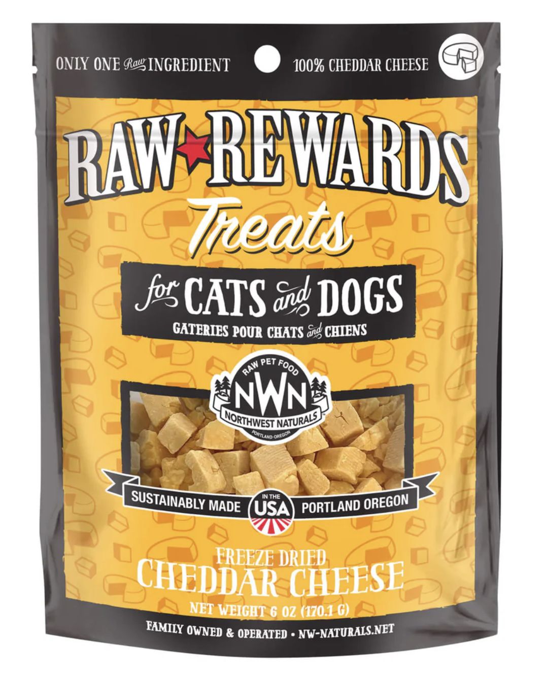 Northwest Naturals Freeze Dried Cheddar Cheese Treats 3 oz