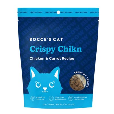 Bocce&#39;s Bakery Crunchy Crispy Chicken Cat Treats 2oz