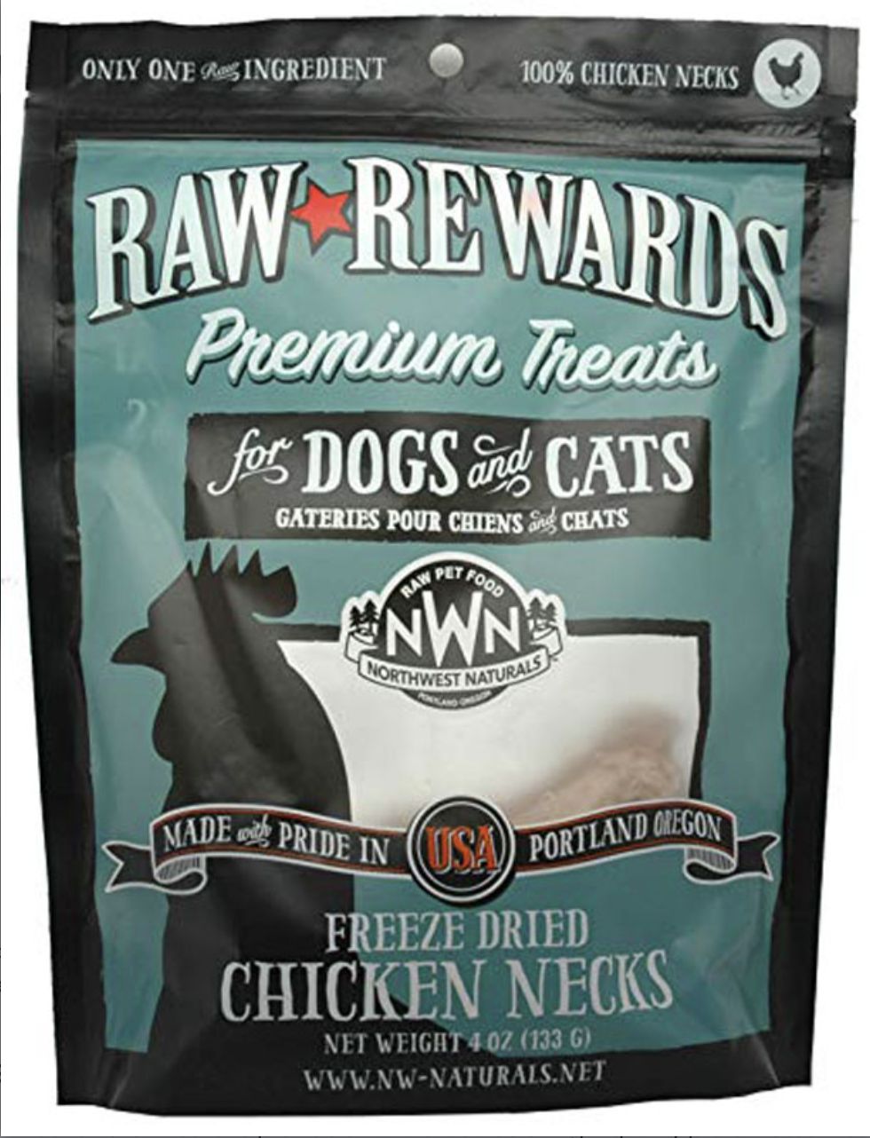 Northwest Naturals Freeze Dried Chicken Necks - 4 oz