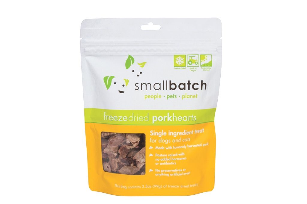 Smallbatch Freeze-Dried Pork Heart Treats 3.5oz
