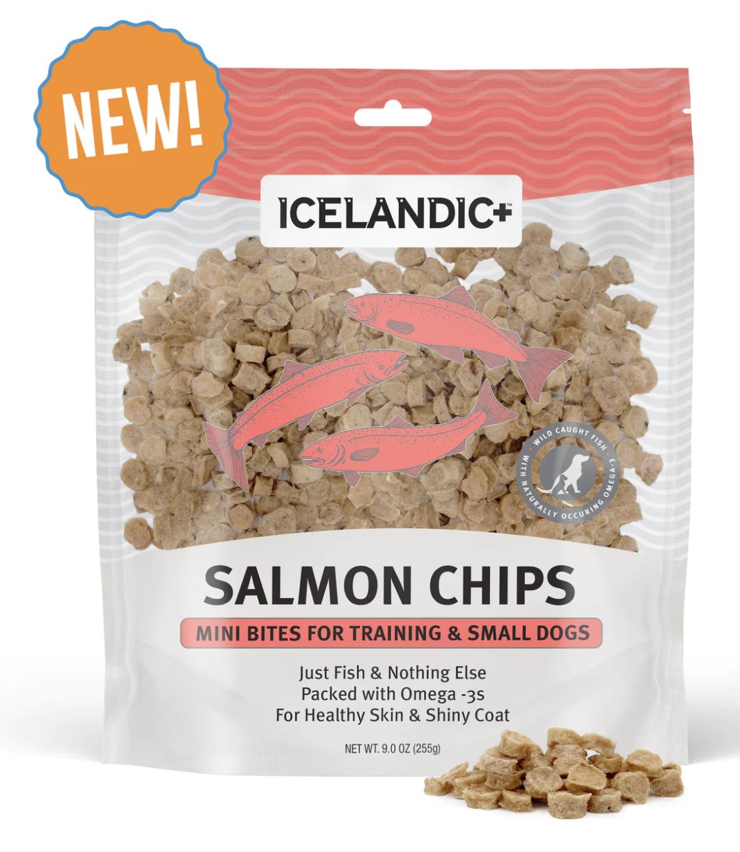Icelandic Mini Salmon Training Chips -9 oz