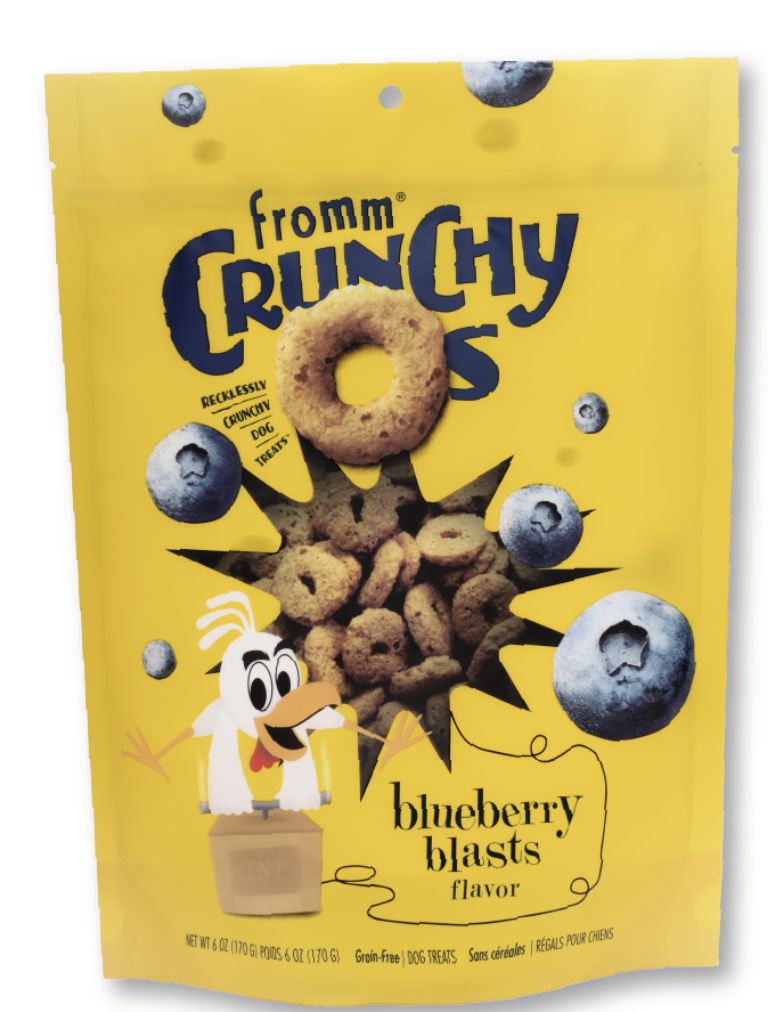 Fromm Crunchy O&#39;s Blueberry Blast Dog Treats 26oz