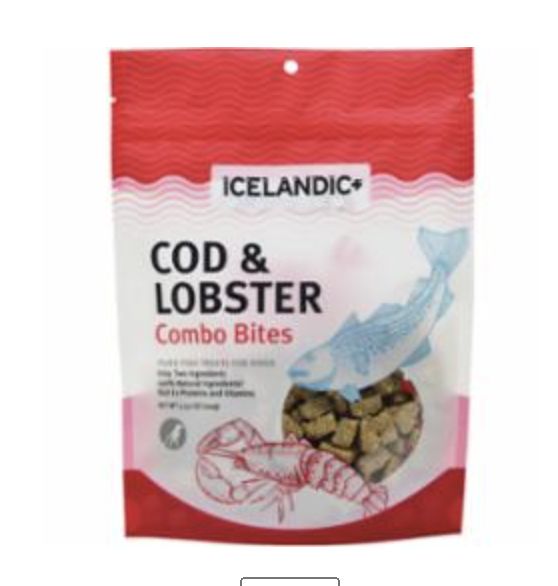 Icelandic Dog Combo Bites Cod Lobster