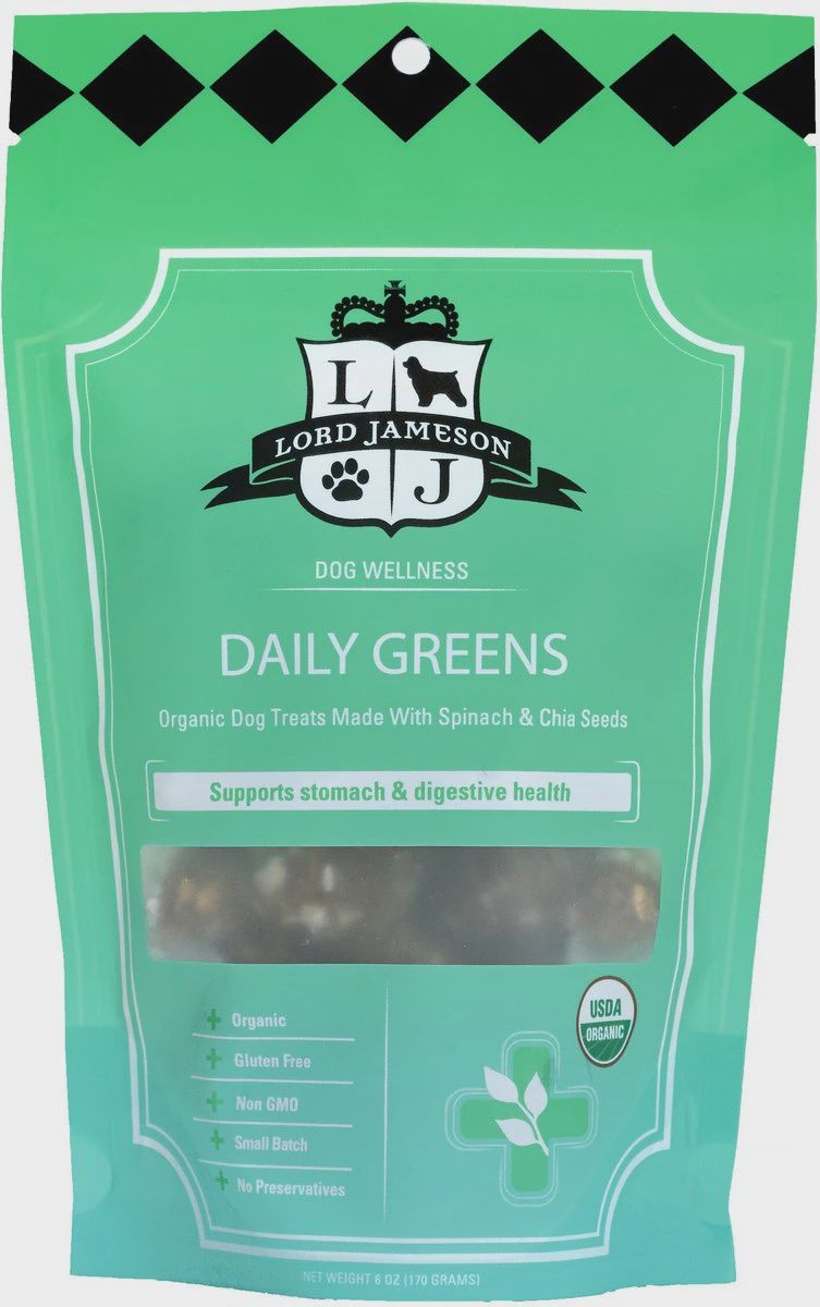 Lord Jameson Daily Greens Dog Treats 6oz