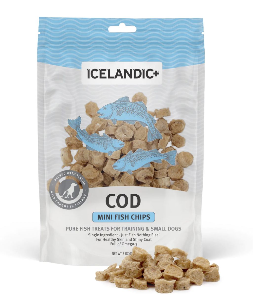 Icelandic Dog Cod Chips Mini 2.5 oz