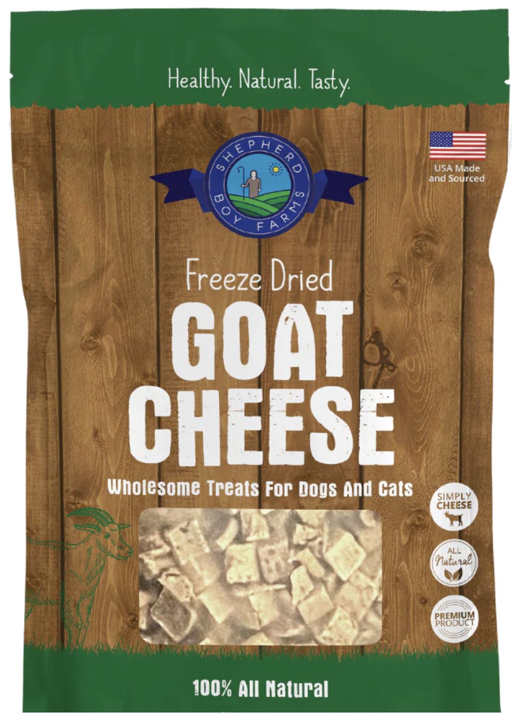 Shepherd Boy Farms Freeze-Dried Goat Cheese Treats 3oz