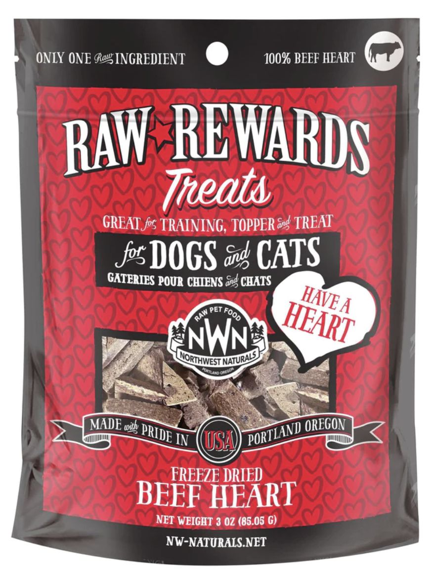 Northwest Naturals Freeze Dried Beef Heart Treats 10oz