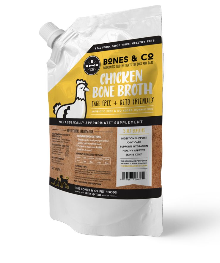 Bones &amp; Co Frozen Chicken Bone Broth 16 oz