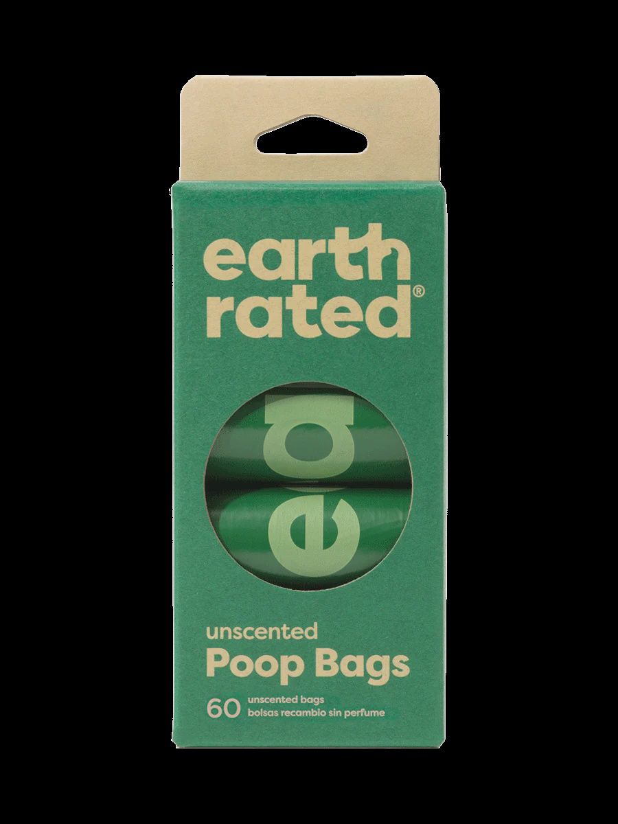 Earth Rated Unscented Poop Bags 60 Count