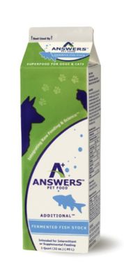 Answers Pet Food Frozen Fermented Fish Stock 1 Quart