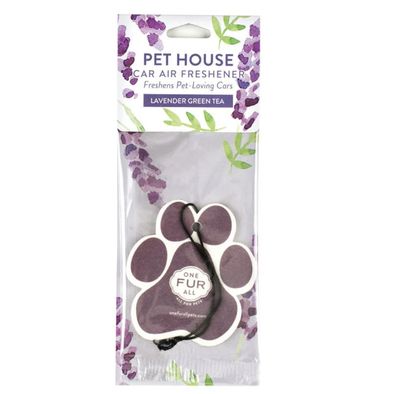 Pet House Car Air Freshener - Lavender Green Tea