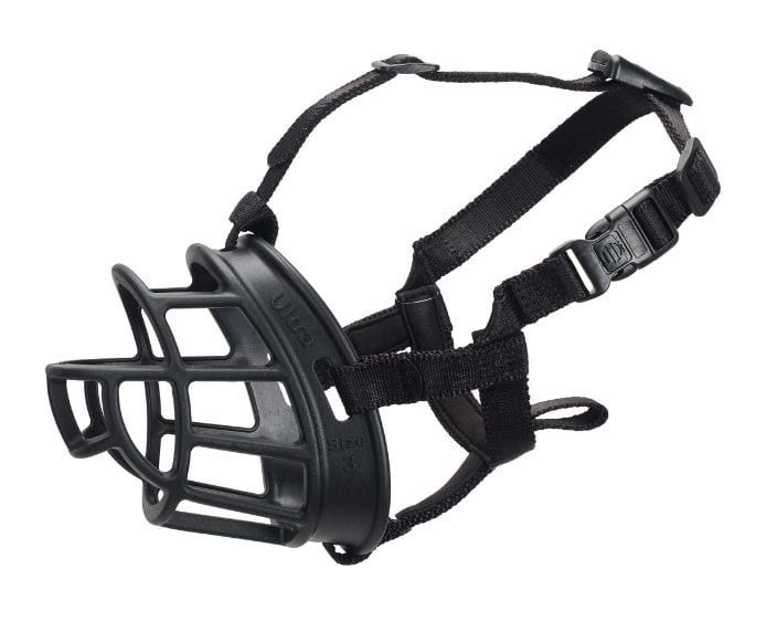 Baskerville Black Ultra Muzzle for Dogs Size 2