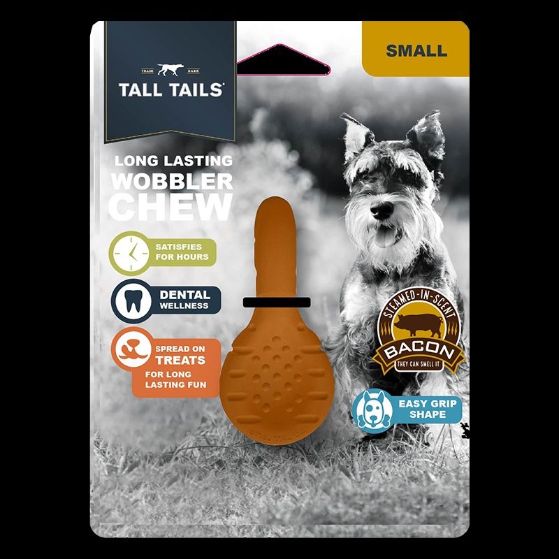 Tall Tails Long Lasting Wobbler Chew for Dogs Small Bacon Scented