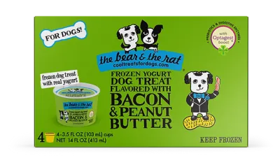 Bear &amp; The Rat Frozen Yogurt Bacon &amp; Peanut Butter 4 pack