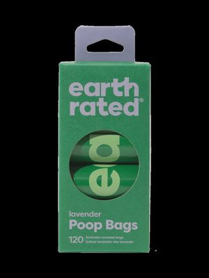 Earth Rated Lavender Poop Bags 120 Count
