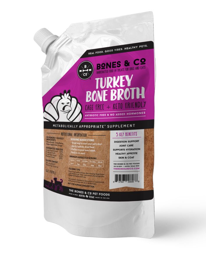 Bones &amp; Co Frozen Turkey Bone Broth 16 oz