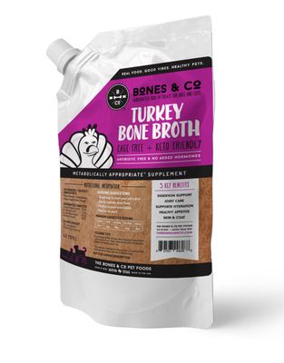 Bones &amp; Co Frozen Turkey Bone Broth 16 oz