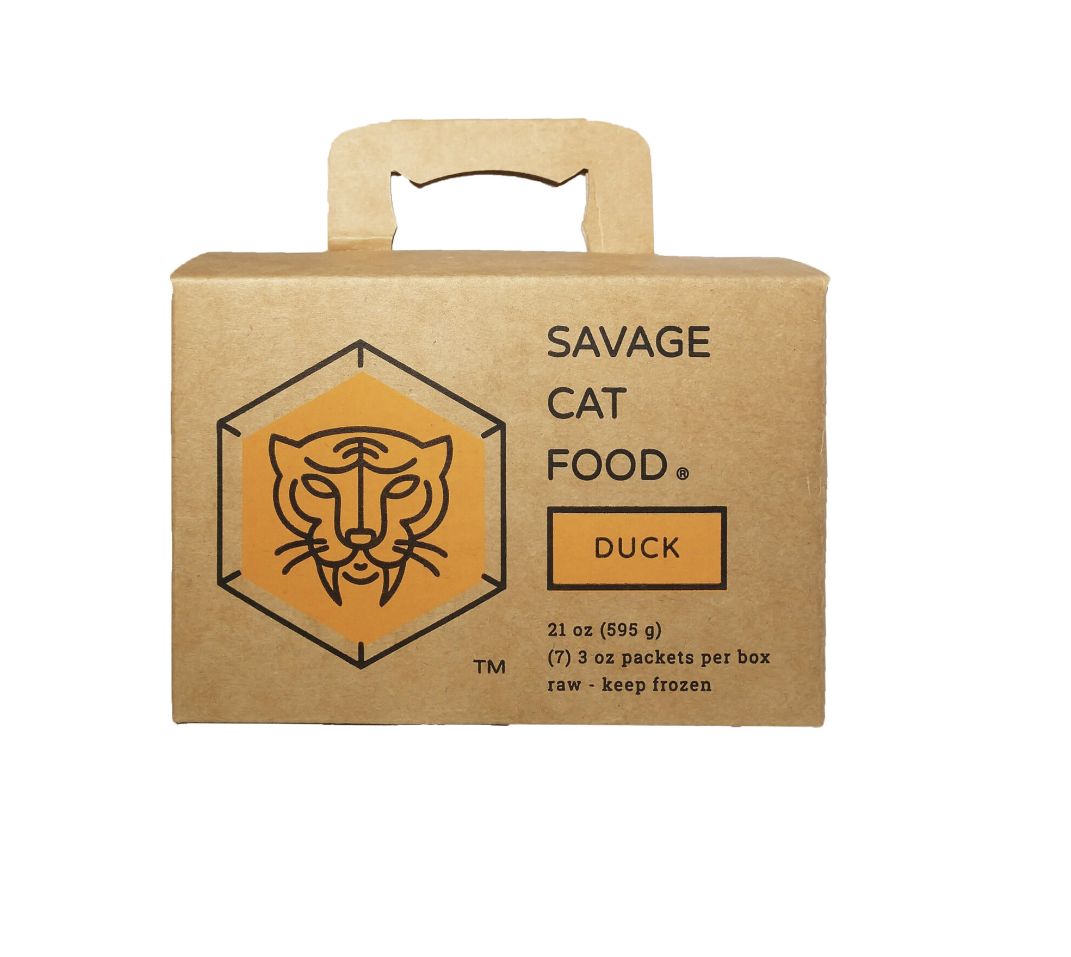 Savage Cat Duck Small 3 Oz 7 Count
