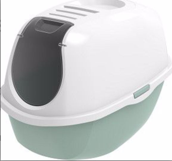 Moderna Smart Cat Closed Litter Box Soft Green
