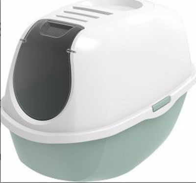 Moderna Smart Cat Closed Litter Box Soft Green