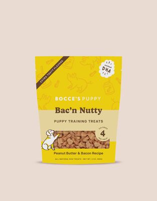 Bocce&#39;s Bakery Puppy Training Bites Bac&#39;n Nutty 3oz
