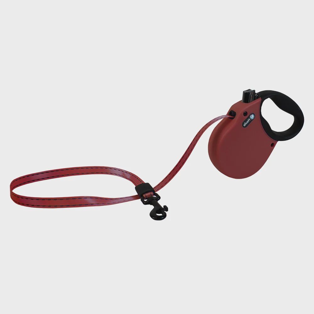 Alcott Adventure Retractable Leash Extra Small Red 10&#39;