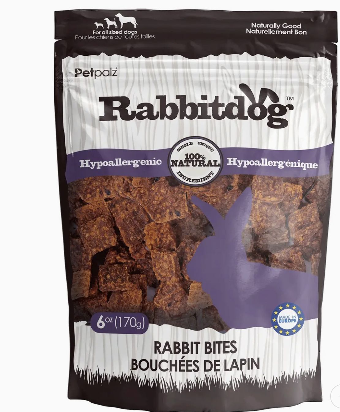 Rabbitdog Rabbit Bites For Dogs- 6 oz