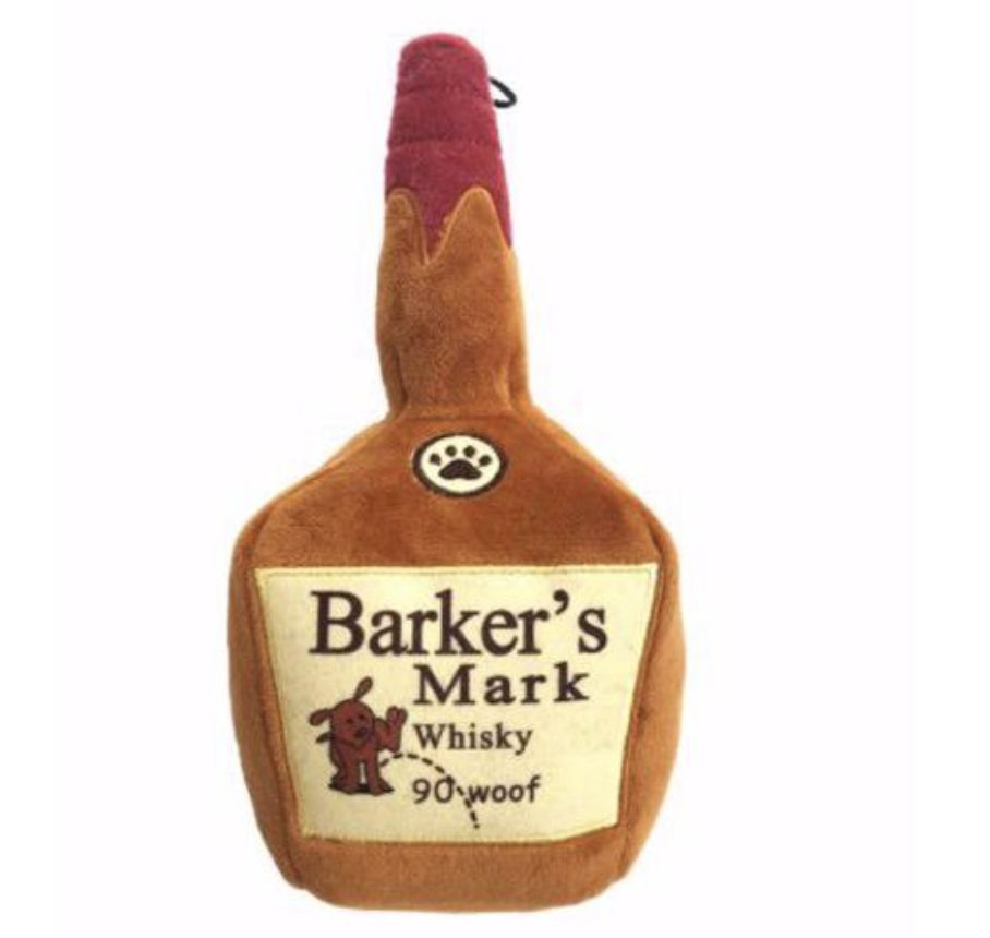 Huxley &amp; Kent Barker&#39;s Mark Power Plush Squeaker Toy 6.5&quot;