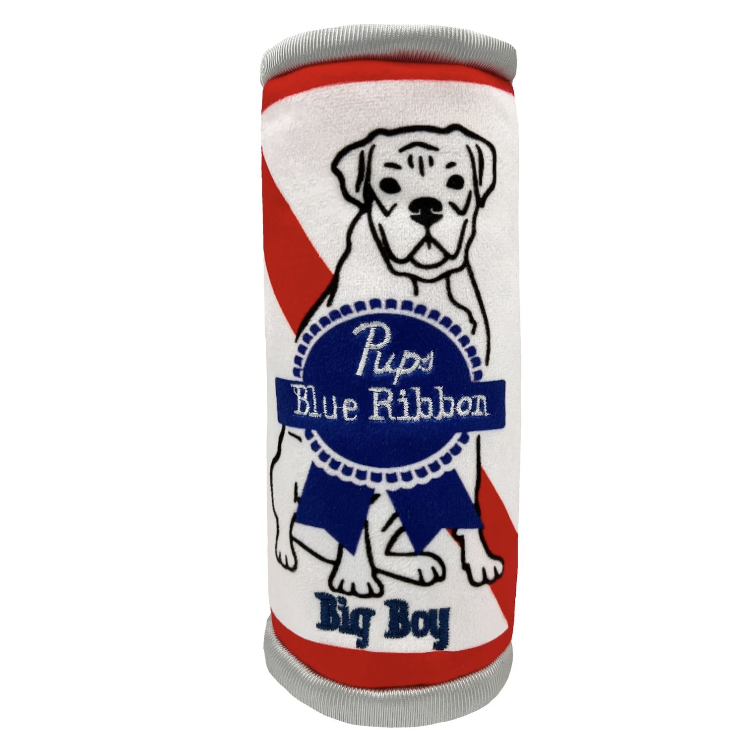 Huxley &amp; Kent Blue Ribbon Power Plush Squeaker Toy 8.5&quot;