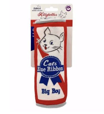 Huxley &amp; Kent Blue Ribbon Organic Catnip Plush Crinkle Toy