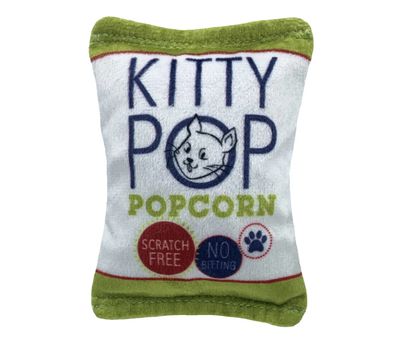 Huxley &amp; Kent Kitty Pop Organic Catnip Plush Crinkle Toy