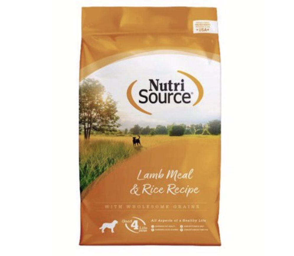 NutriSource Lamb Meal &amp; Rice Recipe Dog Food 4lb